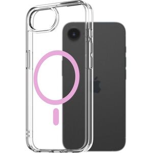 AlzaGuard Crystal Clear TPU Case Compatible with Magsafe iPhone 16e / 17e rózsaszín tok kép