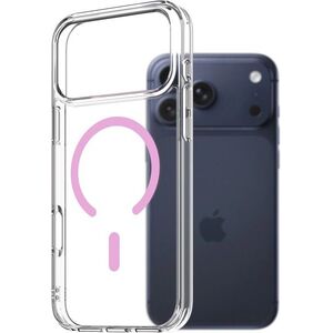 AlzaGuard Crystal Clear TPU Case Compatible with Magsafe iPhone 17 Pro Max rózsaszín tok kép