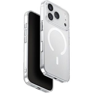 UNIQ Airsuit MagClick Charging iPhone 17 Pro tok - Glossy Clear/White kép