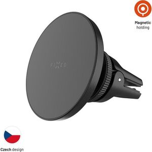 FIXED MagCircle szellőzőrácsba, MagSafe támogatás, Czech Design, fekete kép