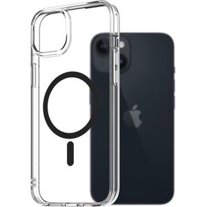 AlzaGuard Crystal Clear TPU Case Compatible with Magsafe iPhone 14 Plus fekete tok kép