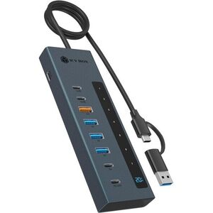 ICY BOX IB-HUB1743-CPD 9in1 + Power Delivery 100 W kép