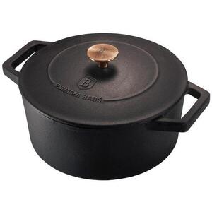 BERLINGERHAUS Öntöttvas serpenyő fedővel 24 cm Black Rose Collection kép