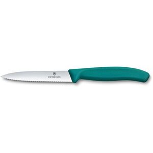 Victorinox Swiss Classic zöldségkés, recés él, 10 cm, zöld kép