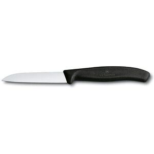Victorinox Zöldségkés lekerekített heggyel 8 cm fekete kép