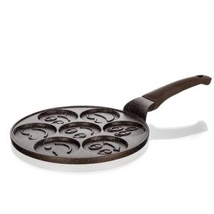BANQUET GRANITE BROWN Smile Tarkedlisütő, tapadásmentes felület, 7 lyukú, 26 cm kép
