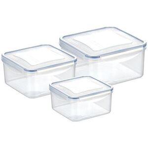 TESCOMA FRESHBOX 3 db, 0, 4, 0, 7, 1, 2 l, négyzet alakú kép