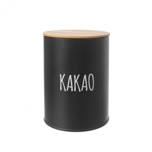 Orion pléh/bambusz doboz 11 cm átmérőjű Kakaó BLACK kép