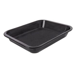 ORION Great mély sütőtálca 30, 7 × 25 × 4, 6 cm, zománcozott kép