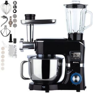 Ruhhy 25728 Konyhai robotgép, 6, 2 l, 2000 W, melegítés és húsdaráló funkció, fekete kép