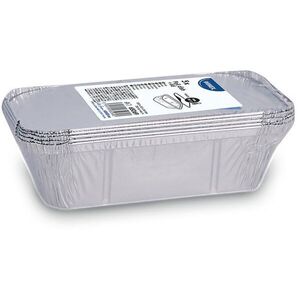Wimex Alumínium tál fedéllel 720 ml, 200 × 112 × 54 mm, szögletes - 5 darabos szett kép