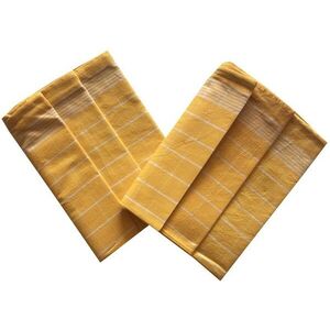 Svitap sleepwell Pozitiv Egyiptomi pamut törlőkendő - 50×70 cm, sárga-fehér, 3 db kép