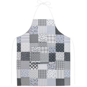 BELLATEX kötény, Adela 67 × 84 cm 7750/241, patchwork szürke kép