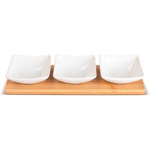 Lamart LT9217 BAMBOO tálalótál, 3 db, 26×8 cm kép