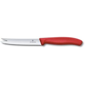 Victorinox Swiss Classic sajt-, felvágott- és zöldségvágó, 11 cm, piros kép