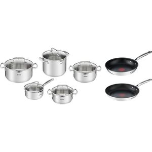 Tefal DUETTO+ edénykészlet, 10 db + serpenyő, 24 + 28 cm kép