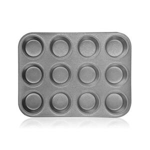 BANQUET GRANITE 35x26.5x3 cm-es, 12 darabos muffin forma tapadásmentes felülettel kép
