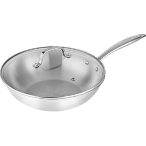 Siguro Wok Pure Delight, 28 cm átmérő, + fedő, prémium rozsdamentes acél kép