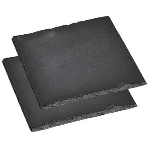Kesper Négyzet alakú pala tálalólap készlet 20x20 cm kép