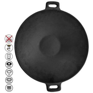 Orion WOK öntöttvas serpenyő, 30 cm átmérő kép
