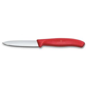 Victorinox Swiss Classic zöldségekhez, 8 cm, egyenes, hegyes, piros kép