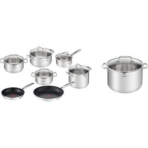 Tefal G732SC55 Duetto+ edénykészlet, 12 db + Tefal G7196455 Duetto+ fazék + fedő, 28 cm kép