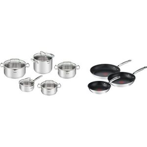 Tefal G719SA74 Duetto+ edénykészlet, 10 db + Tefal G732S334 Duetto+ serpenyőkészlet, 3 db kép