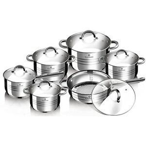 Blaumann Rozsdamentes acél edénykészlet 12 db Gourmet Line BL-1410 kép