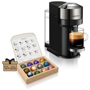 NESPRESSO KRUPS Vertuo Next Deluxe Dark Chrome XN910C10 kép