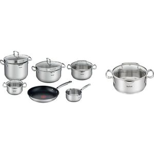 Tefal G732SA55 Duetto+ edénykészlet, 10 db + Tefal G7194356 Duetto+ lábas + fedő, 18 cm kép