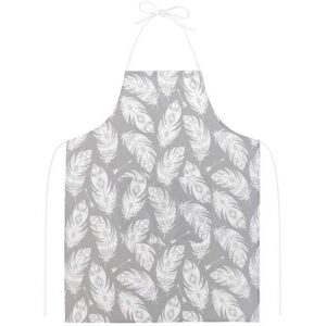 BELLATEX kötény, Adela 67 × 84 cm 7750/237, szürke toll kép