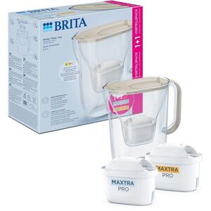 Brita Style Essential +2 Maxtra Pro szűrő (Hard Water és Pure Performance), homokszínű kép