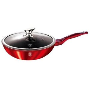BerlingerHaus serpenyő fedővel 28 cm Burgundy Metallic Line kép