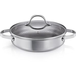 TESCOMA SteelCRAFT mély, fedővel, 28 cm, 2 fogantyúval kép