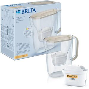 Brita Style Essential Maxtra Hard Water Expert szűrővel, 2, 4 l, homokszín kép