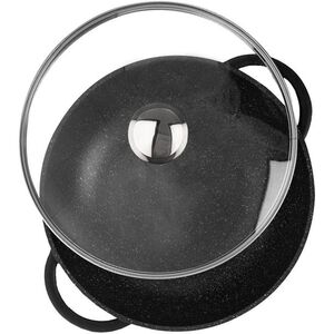 Orion Grande WOK serpenyő üveg fedővel, 32 cm átmérő kép