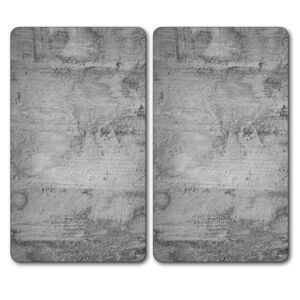 KESPER multifunkciós üveglap, beton mintás, 2 db, 50 × 28, 5 cm kép