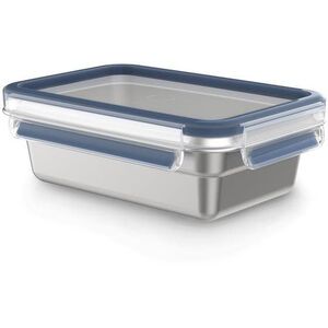 Tefal Master Seal 0, 8 l-es tárolóedény, rozsdamentes acél, téglalap alakú N1150410 kép