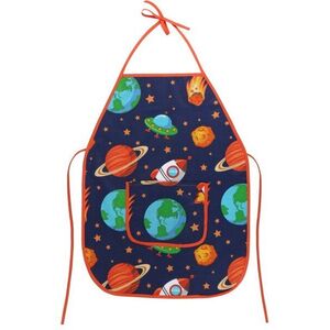 BELLATEX Gyermek kötény Adela, 47 × 60 cm ( 5-8 éves korig ) 7850/088, világűr kép