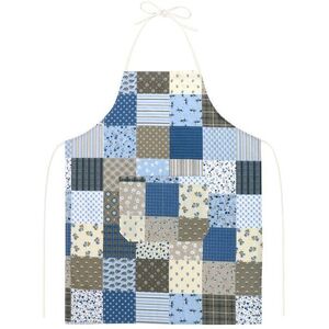 BELLATEX kötény, Adela 67 × 84 cm 7750/240, patchwork kék kép