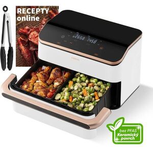Cosori TF101S Dual Blaze TwinFry 10 l fehér kép