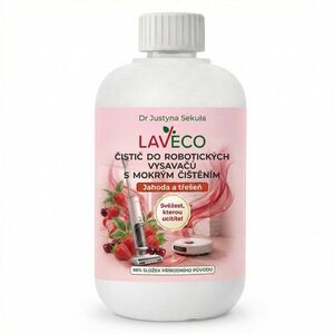 LAVECO Eper és Cseresznye tisztítószer robotporszívóhoz, 500 ml kép