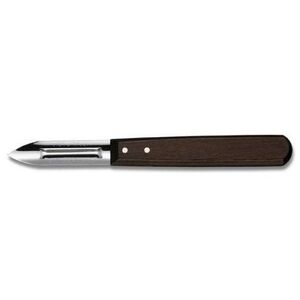 Victorinox duplapengés zöldséghámozó, fából kép