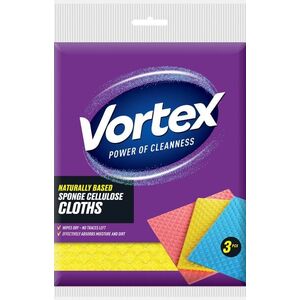 VORTEX szivacsos kendő természetes anyagból, 3 darab kép