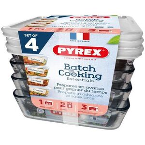PYREX 913S271/7644 Ételtároló doboz szett, 1, 5 l, 4 db kép