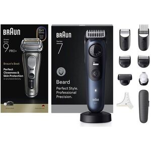 Braun Series 9 PRO+ 9615s + Braun Series 7 BT7540 kép