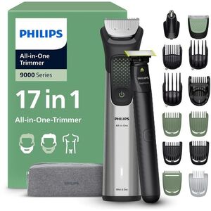 Philips Series 9000 17v1 MG9535/15 + Philips OneBlade kép