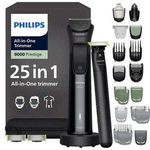 Philips Series 9000 25v1 MG9690/30 multifunkciós borotva + Philips OneBlade arcborotva kép