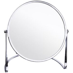 ORION DUO 17 cm átmérőjű krómozott fém állványos tükör kép