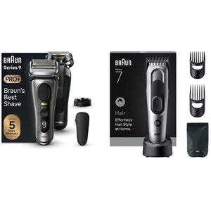 Braun Series 9 PRO+ sötétszürke + Braun Series 7 HC7590 kép